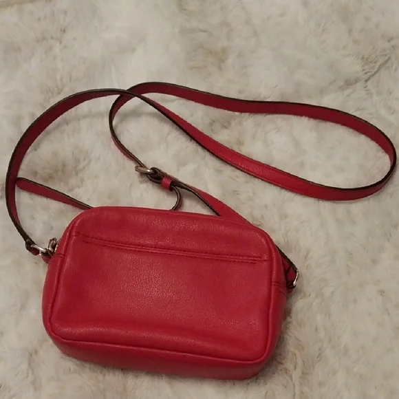 Diane Von Furstenberg Red Leather Crossbody Bag - Picture 3 of 11